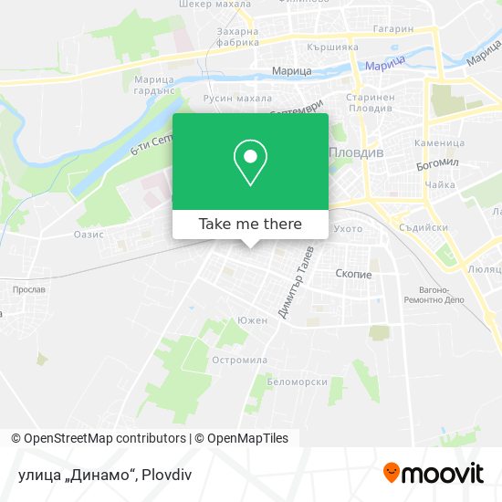 улица „Динамо“ map