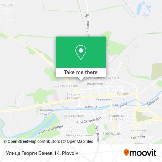 Улица Георги Бенев 14 map