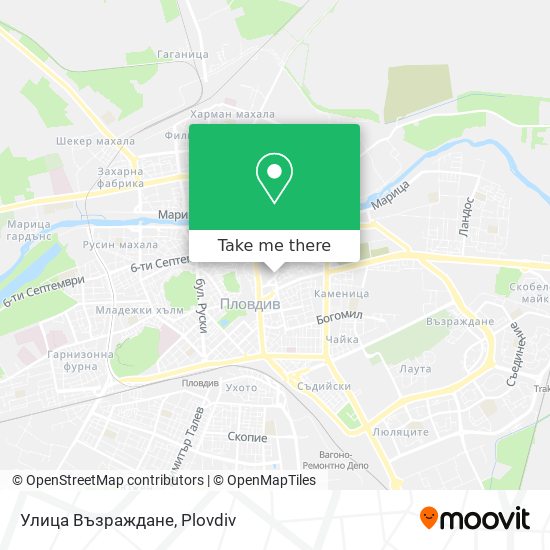Улица Възраждане map