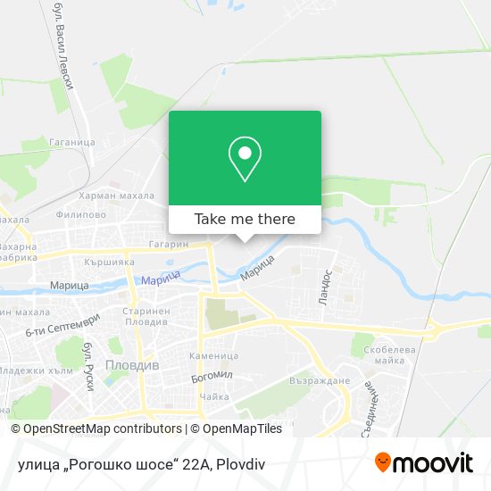 улица „Рогошко шосе“ 22А map