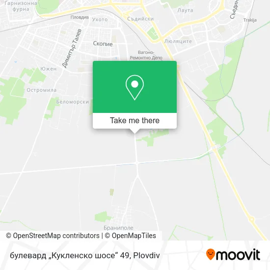 Карта булевард „Кукленско шосе“ 49