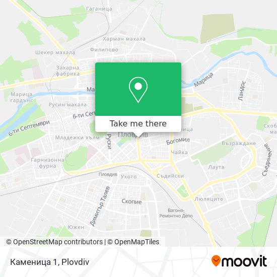 Каменица 1 map
