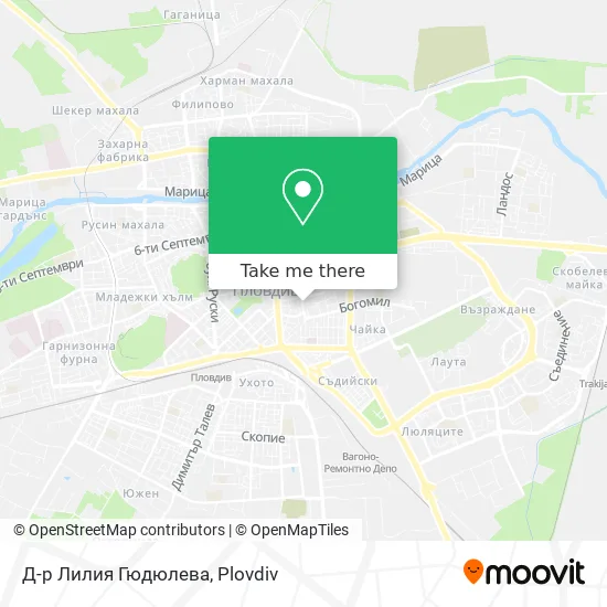 Карта Д-р Лилия Гюдюлева