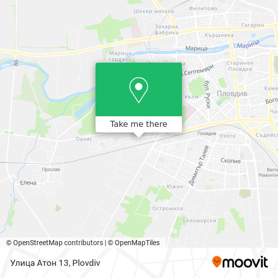 Улица Атон 13 map
