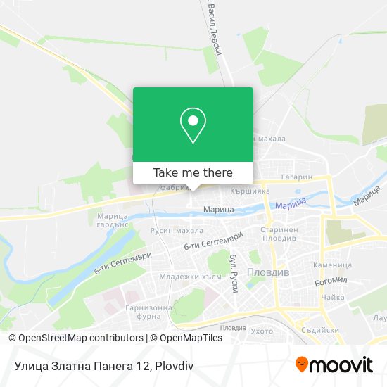 Улица Златна Панега 12 map