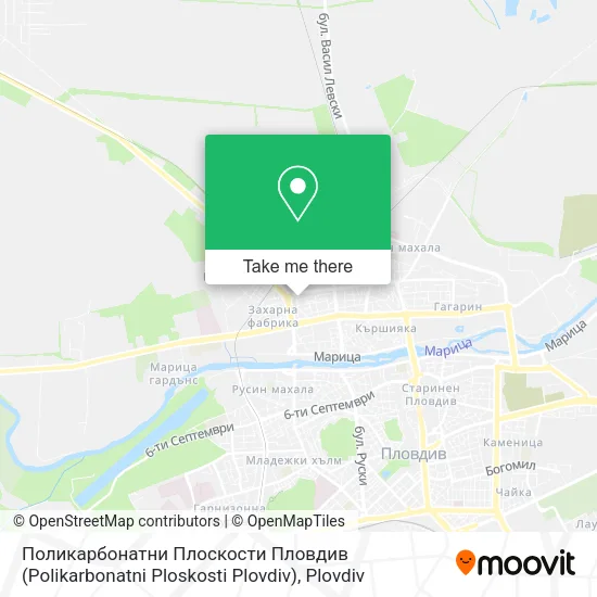 Карта Поликарбонатни Плоскости Пловдив (Polikarbonatni Ploskosti Plovdiv)
