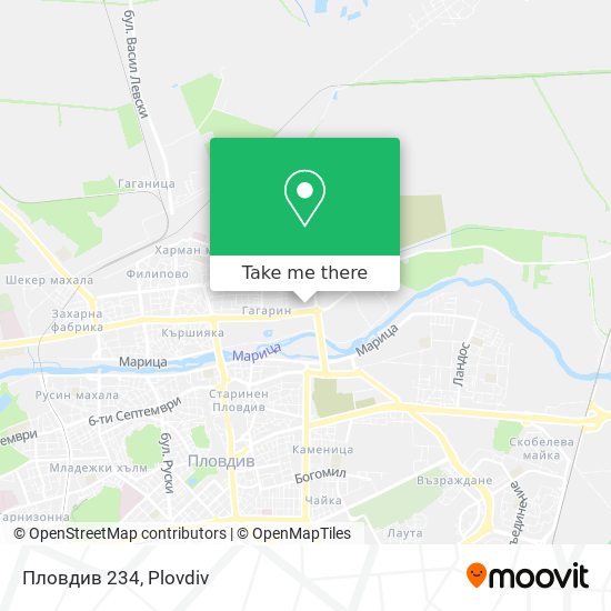 Пловдив 234 map