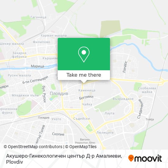 Акушеро-Гинекологичен център Д-р Амалиеви map