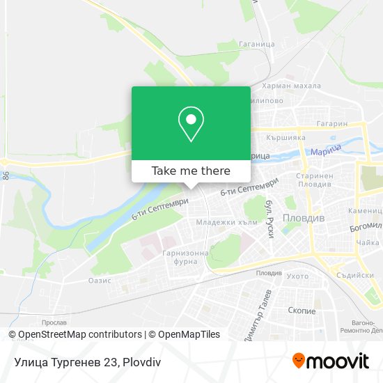 Улица Тургенев 23 map