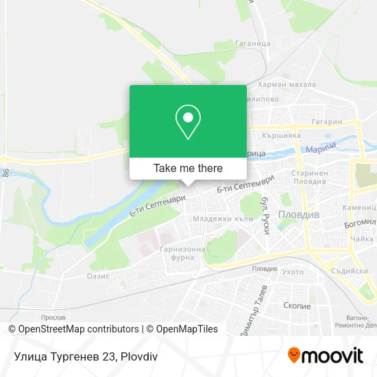 Карта Улица Тургенев 23