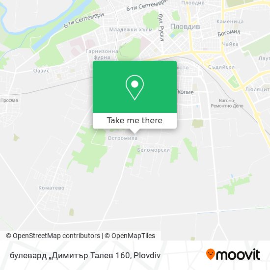 булевард „Димитър Талев 160 map