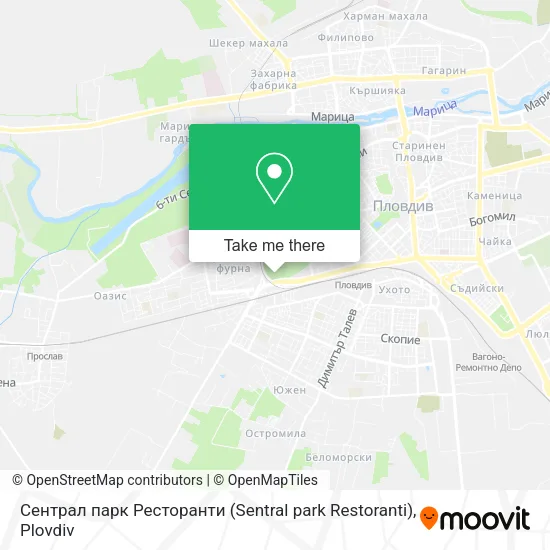 Карта Сентрал парк Ресторанти (Sentral park Restoranti)