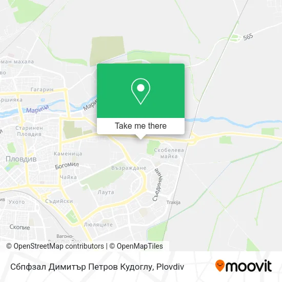 Карта Сбпфзал Димитър Петров Кудоглу