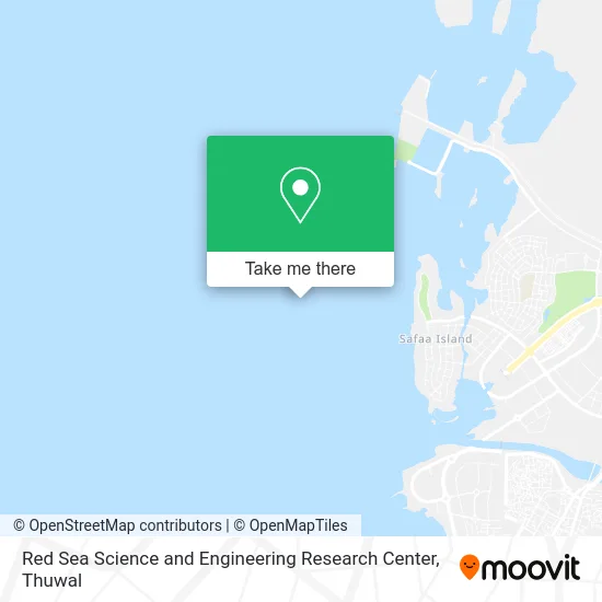 Red Sea Science and Engineering Research Center map