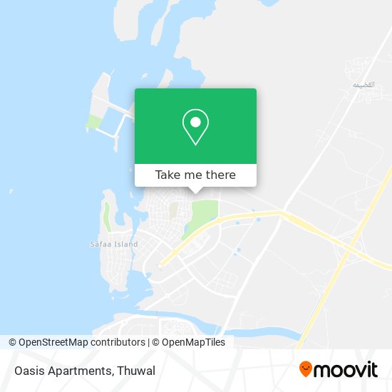 Oasis Apartments map