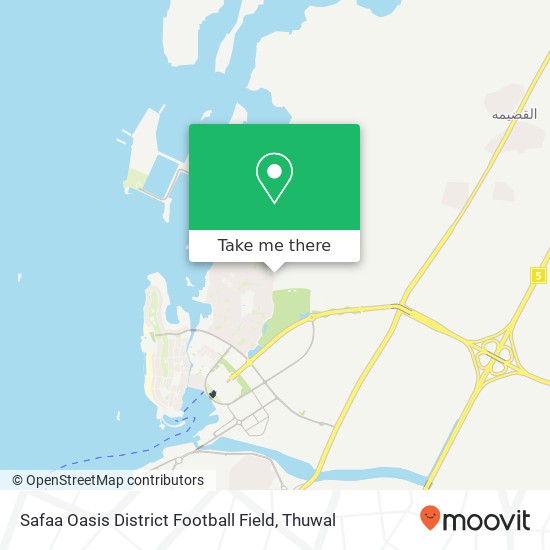 Safaa Oasis District Football Field map