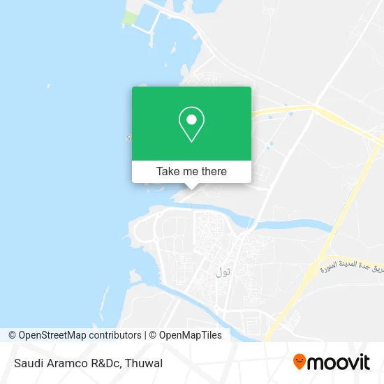 Saudi Aramco R&Dc map