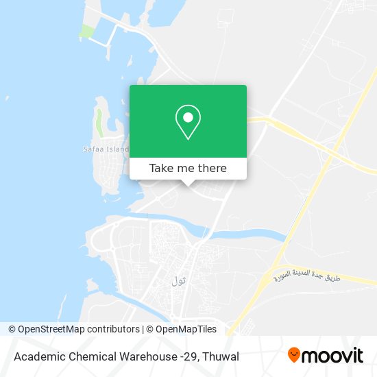 Academic Chemical Warehouse -29 map