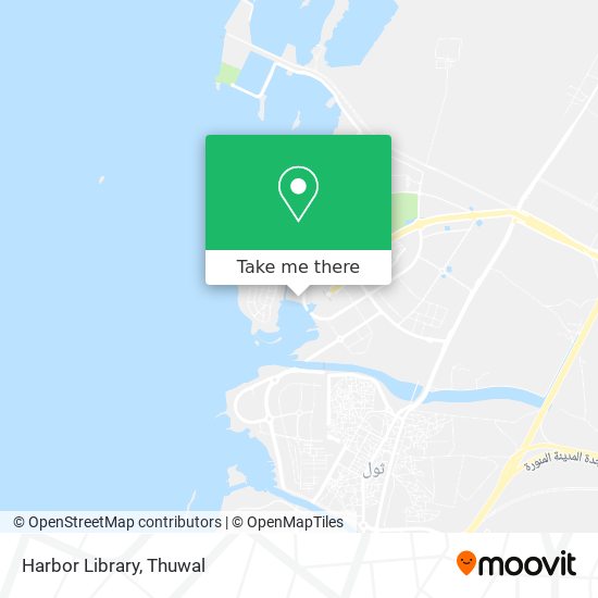 Harbor Library map