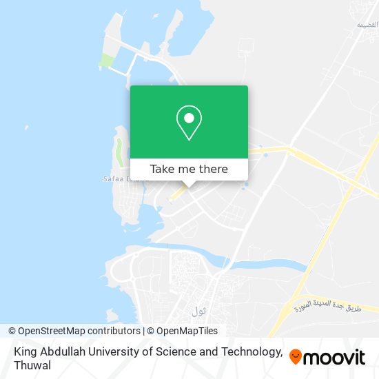 King Abdullah University of Science and Technology map