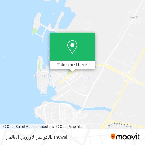 الكوافير الأوروبي العالمي map