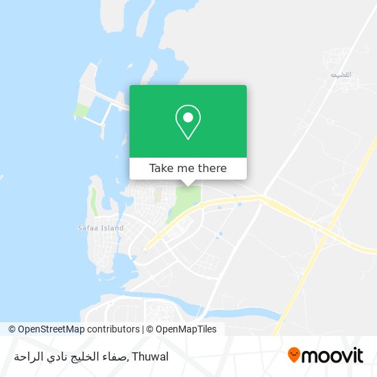 صفاء الخليج نادي الراحة map