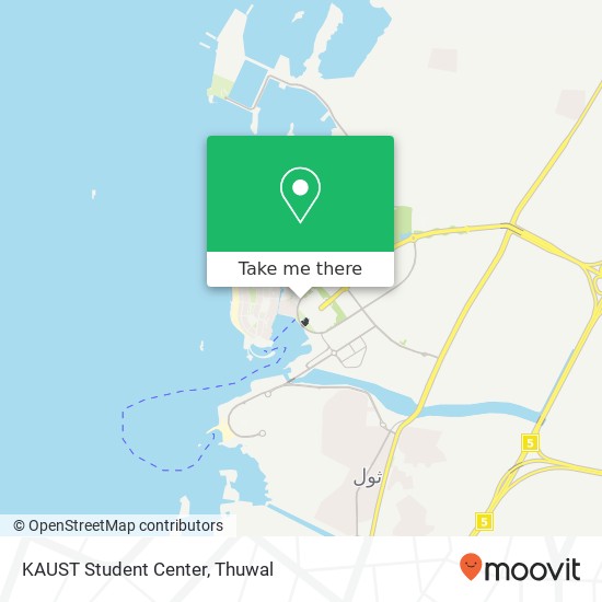 KAUST Student Center map