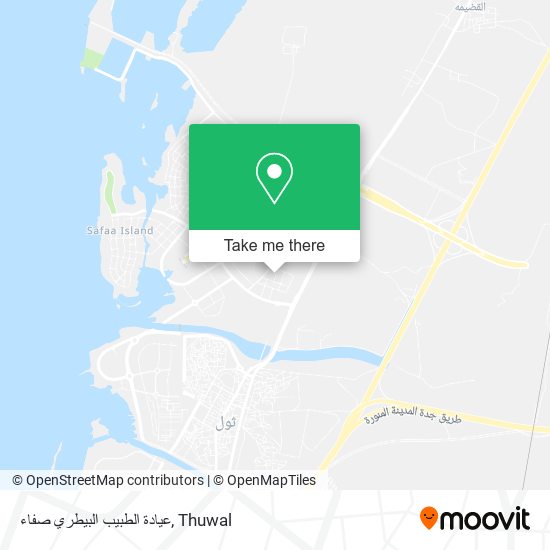 عيادة الطبيب البيطري صفاء map