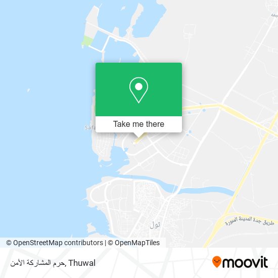 حرم المشاركة الأمن map