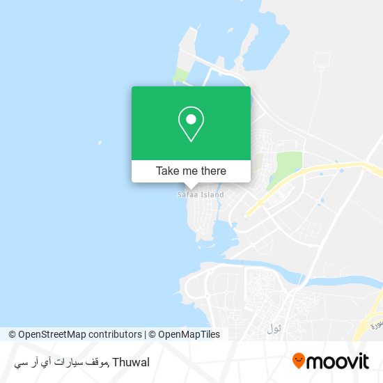 موقف سيارات آي آر سي map