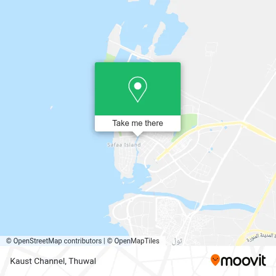 قناة كاوست map