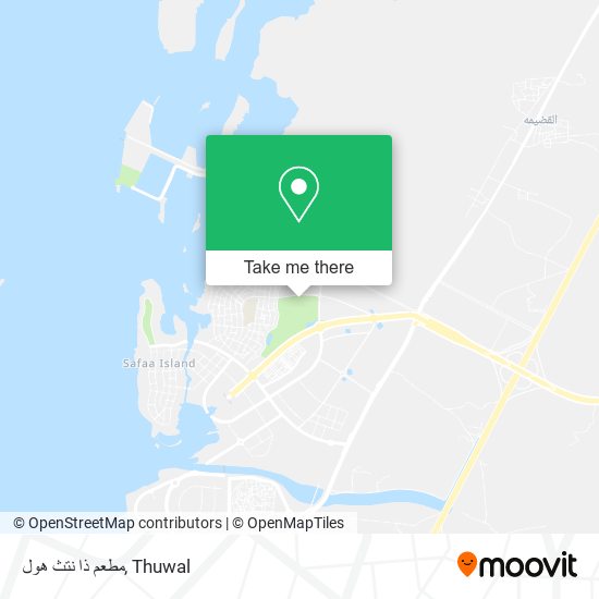 مطعم ذا نتث هول map