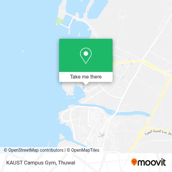 KAUST Campus Gym map
