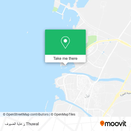 رعاية الضيوف map