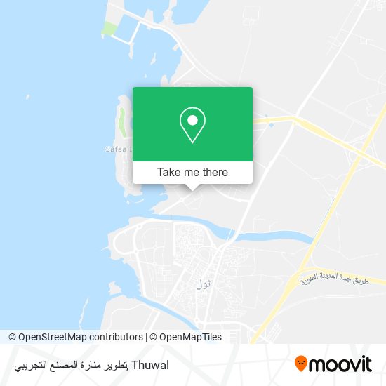 تطوير منارة المصنع التجريبي map