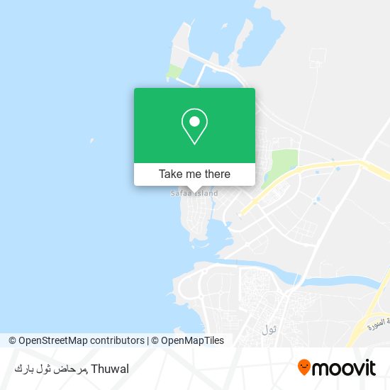مرحاض ثول بارك map