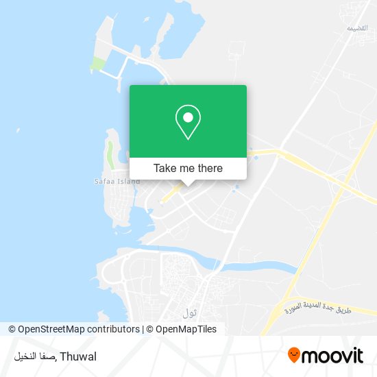 صفا النخيل map