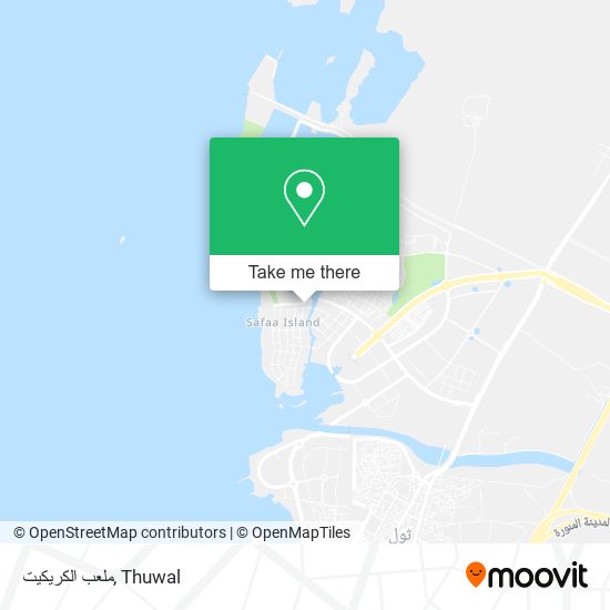 ملعب الكريكيت map