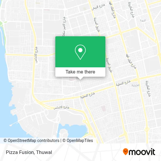 Pizza Fusion map