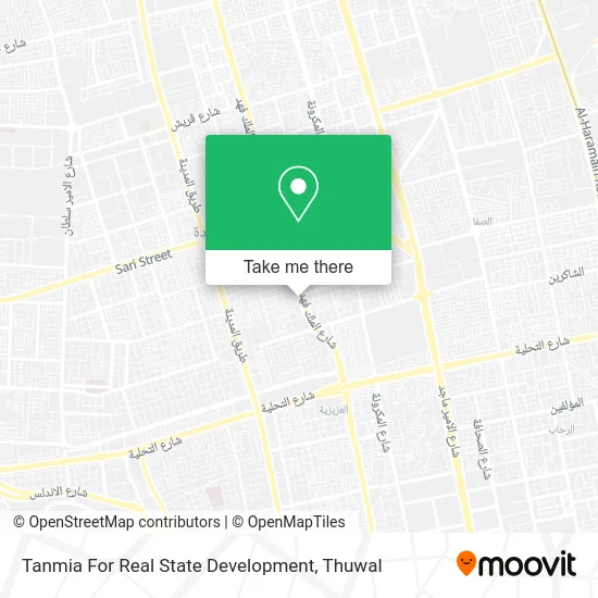 Tanmia For Real State Development map