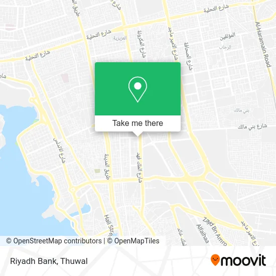 Riyadh Bank map