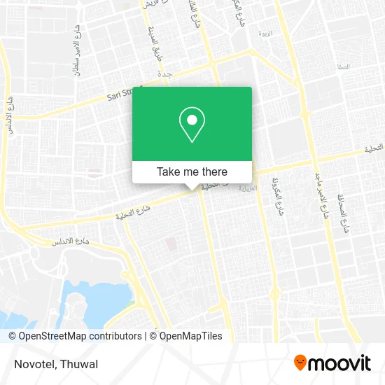 Novotel map