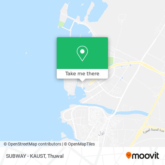 SUBWAY - KAUST map