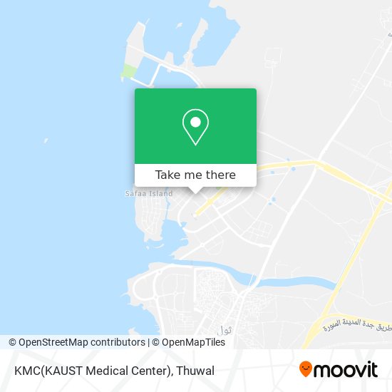 KMC(KAUST Medical Center) map