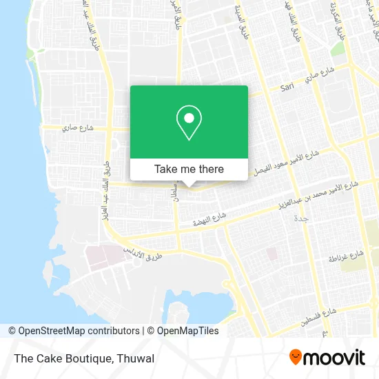 The Cake Boutique map