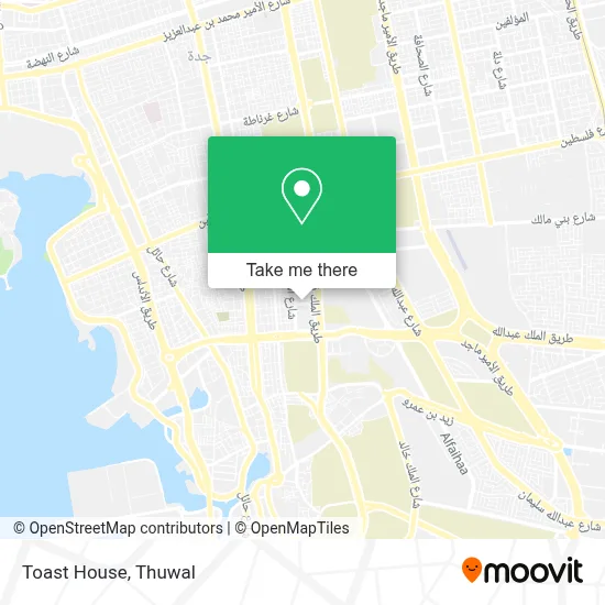 Toast House map