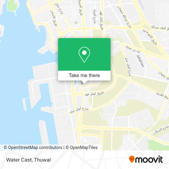 Water Cast map
