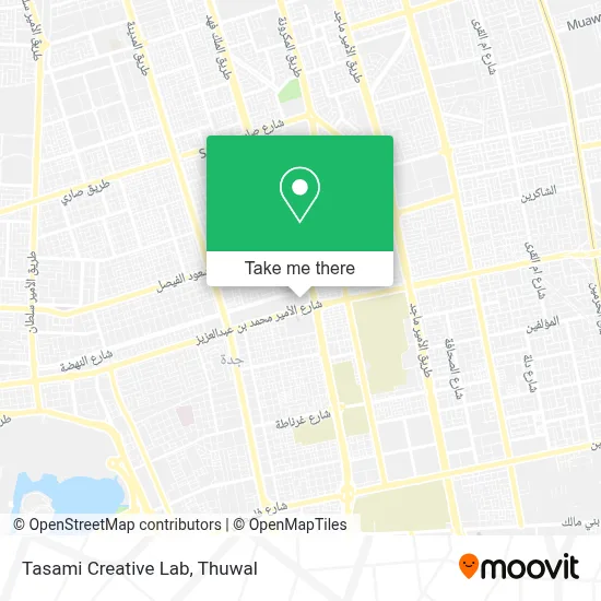 Tasami Creative Lab map
