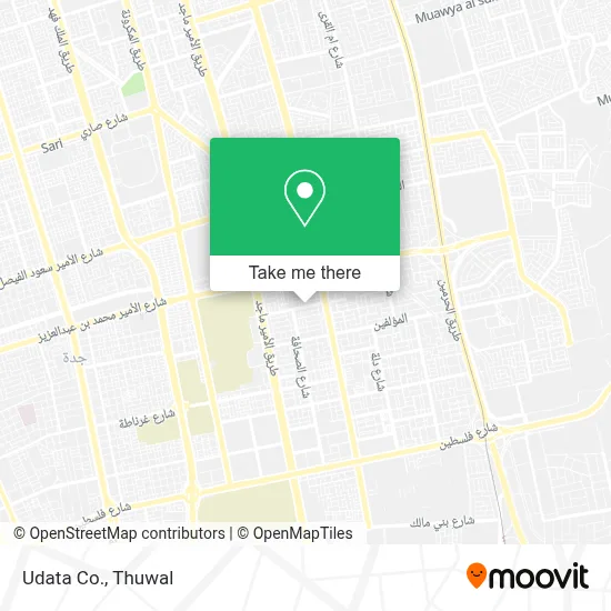 Udata Co. map