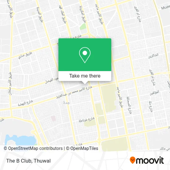 The B Club map